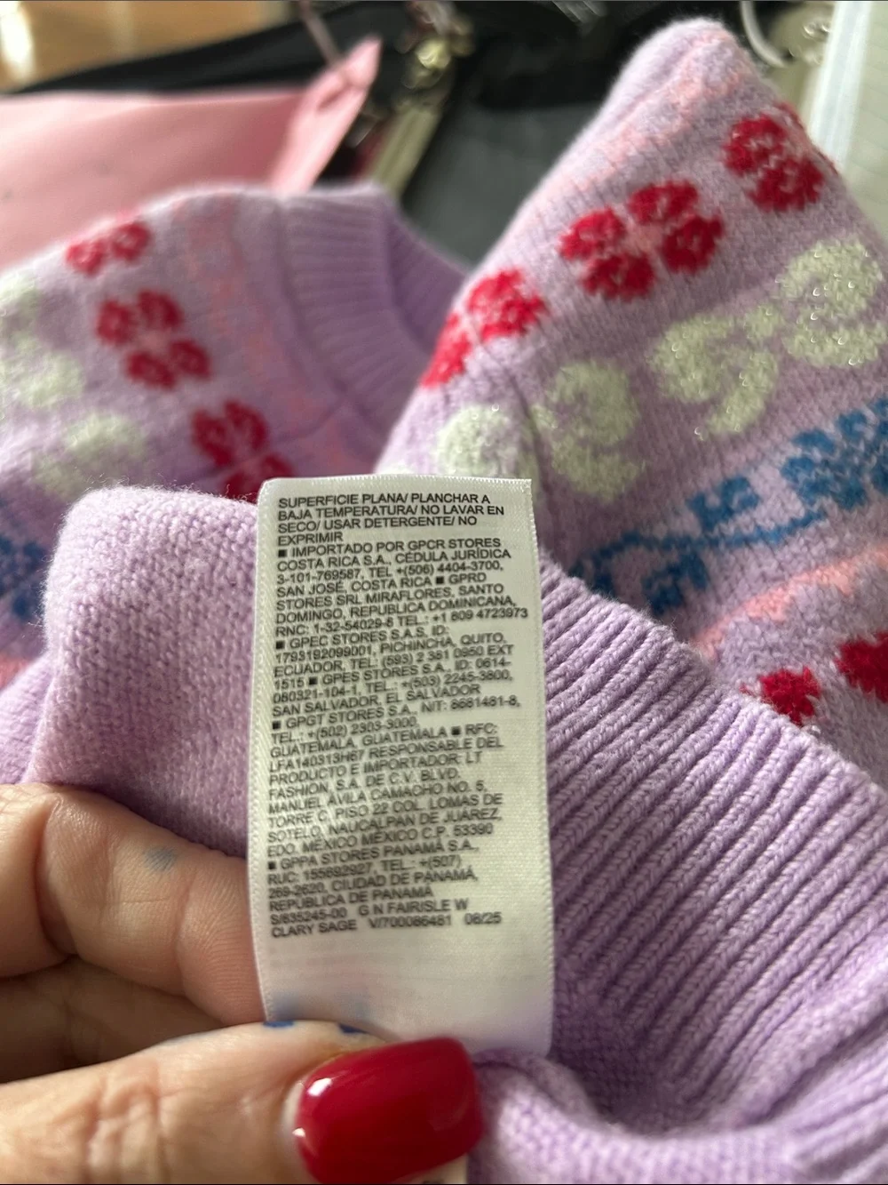 Old Navy Lavender and Pink Baby Sweater Set Size 6-12M
